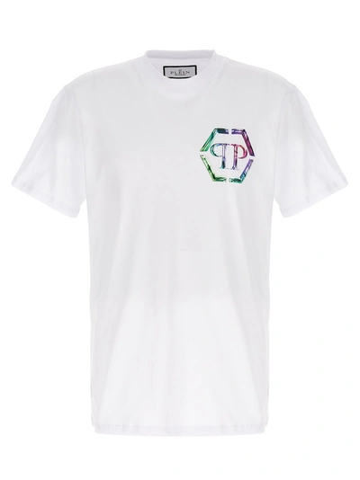 Philipp Plein White Logo Print T-shirt