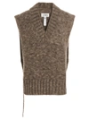 Maison Margiela Mm4 Alpaca Wool Stole With Side Slits S Standard Size