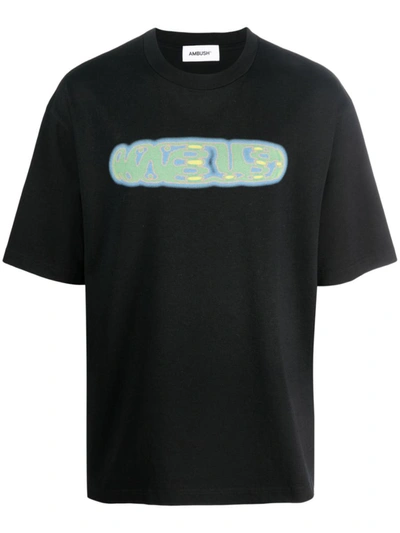 Ambush Graphic-print Cotton T-shirt In Black