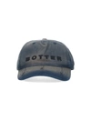 Botter Logo-patch Distressed Baseball Cap In Blue