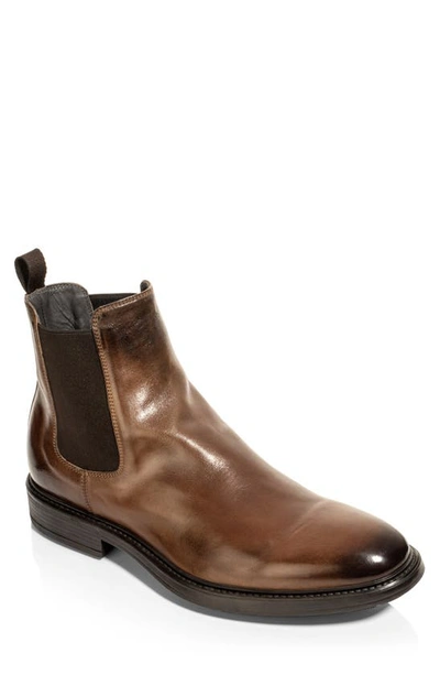 To Boot New York Largo Leather Chelsea Boots In Todi Brandy