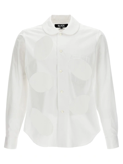 Comme Des Garcons Black Comme Des Garçons Black Cut-out Shirt In White