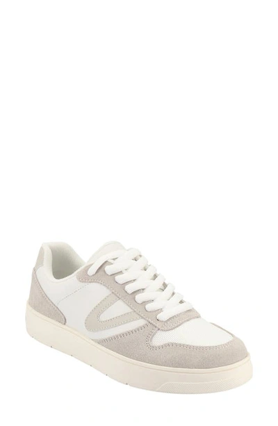 Tretorn Harlow Sneakers In White/taupe