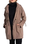 Lole Piper Oversized Rain Jacket In Fossil