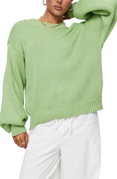 Princess Polly Harmony Jumper Sage In Green