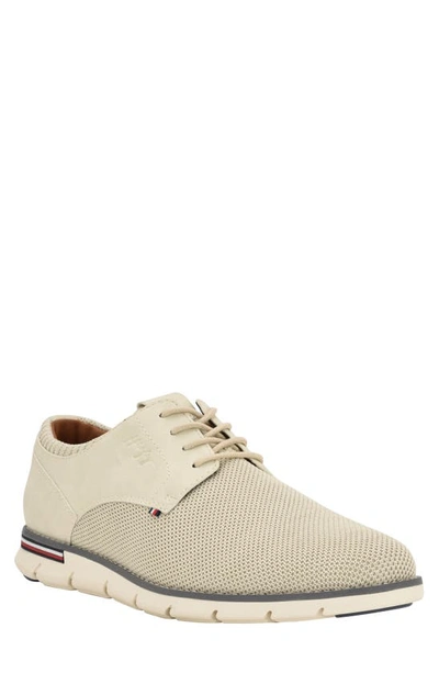 Tommy Hilfiger Men's Winner Casual Lace Up Oxfords Men's Shoes In Ivory Knit Multi