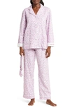 Pj Salvage Flannel Pajama Set In Lilac