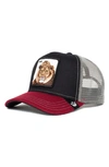 GOORIN BROS CIRCWOOL OF LIFE LION PATCH TRUCKER HAT