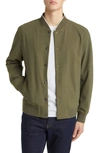 Theory Khaki Murphy Bomber Jacket In Uniform