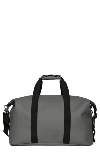 Rains Hilo Waterproof Weekend Bag In Gray