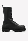 Jimmy Choo Aldea Lace-up Boots In Black