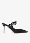 Aquazzura Blemind 95mm Embellished Pumps In Black