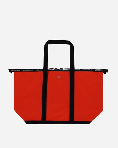 A.p.c. X Jw Anderson Logo-print Tote Bag In Orange