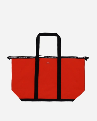 Apc X Jw Anderson Logo-print Tote Bag In Orange