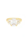 COVET COVET CZ ENGAGEMENT STYLE RING