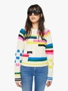 MOTHER THE ITSY RAGLAN JUMPER FLASH OF LIGHT SWEATER (ALSO IN S, M,L, XL)