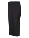Issey Miyake Black Canopy Maxi Skirt In Black