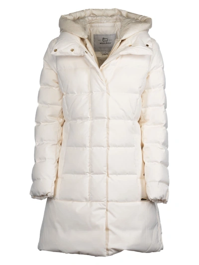 Woolrich Luxe Puffy Prescott Parka In Crema