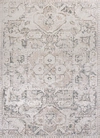 Jonathan Y Edith Distressed Medallion Low-pile Machine-washable Cream/light Gray 5 Ft. X 8 Ft. Area Rug