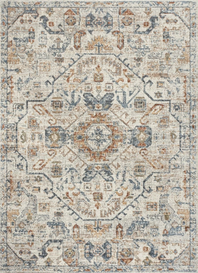 Jonathan Y Shaemus Bohemian Medallion Low-pile Machine-washable Cream/terra Area Rug