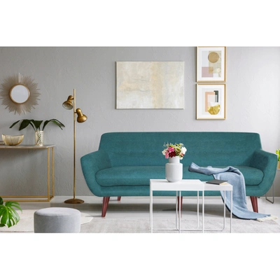 Simplie Fun Sofa In Upholstered In Green