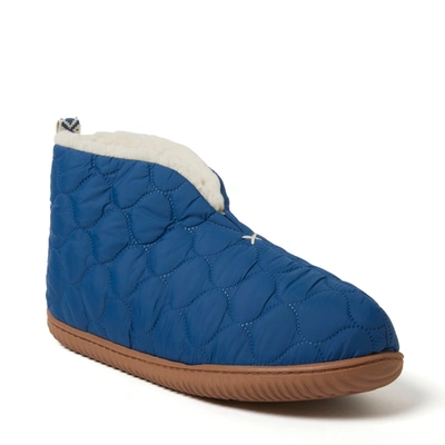 Dearfoams Men's Warm Up Bootie Slippers In Deep Oasis