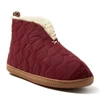 Dearfoams Men's Warm Up Bootie Slippers In Cabernet