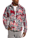 Moncler Windbreaker Jacket In Red