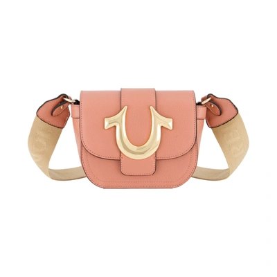 True Religion Mini Flap Crossbody In Pink