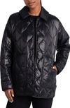 LOLE THE QUILTED WATER REPELLENT NYLON SHACKET