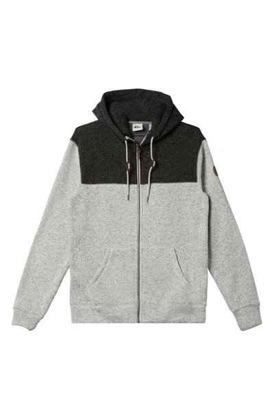 Quiksilver Men's Keller Zip-up Hoodie In Light Grey Heather