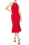 Likely Tammio Halter Neck Mermaid Dress In Scarlet