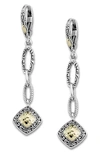 Samuel B. Chain Link Drop Earrings In Silver And Gold