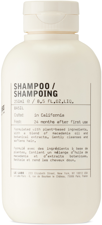 Le Labo Basil Shampoo, 250 ml In White