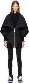 Off-white Off White Puff Dress In Black