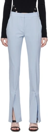 OFF-WHITE BLUE BASIC TROUSERS