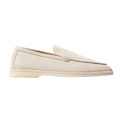 Scarosso Ludovica Loafers In Sand - Suede