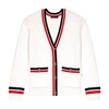 Maje Long Knit Cardigan For Fall/winter In Ecru