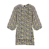 Maje Floral Mini Dress In Imprime_primeveres_multico