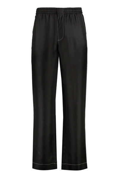 Prada Man Black Satin Pant