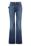 Bottega Veneta Flare Denim Trousers In Mid Blue