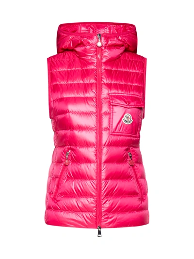 Moncler Down Jacket In Very Pink