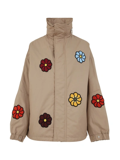 Moncler Delamont Jacket In Beige