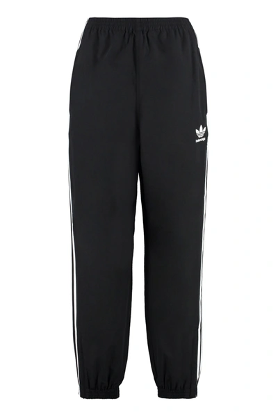 Balenciaga X Adidas Logo Printed Track Pants In Black