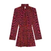 Zadig & Voltaire Ryde Cdc Leo Twist Neck Smocked Waist In Rose
