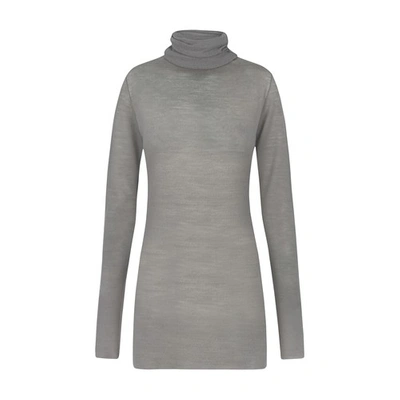 Cortana Jenna Top In Virgin Wool In Gray