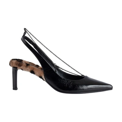 Zadig & Voltaire First Night 60mm Leather Pumps In Black