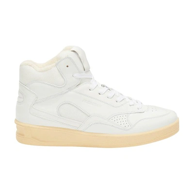 Jil Sander High-top Sneakers In Optic_white