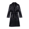 MAJE LEATHER TRENCH COAT