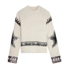 Zadig & Voltaire Sequin-embellished Cashmere Jumper In Sugar
